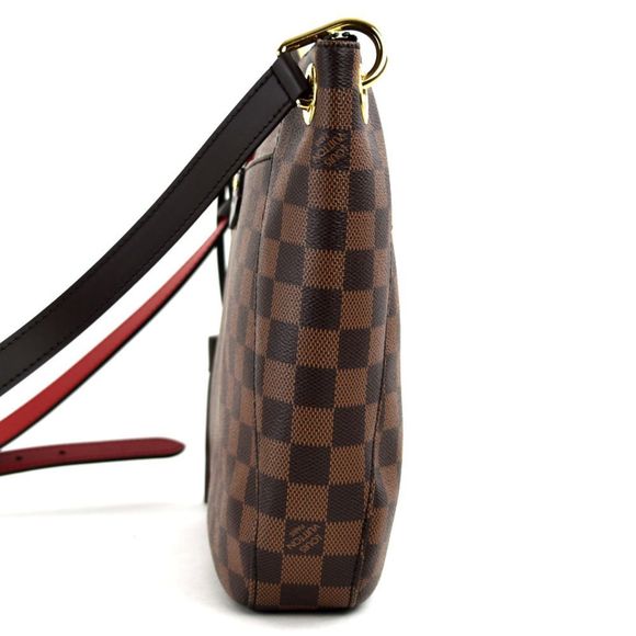 Louis Vuitton Damier South Bank Brown Leather Diagonal Shoulder Bag - Picture 5 of 11